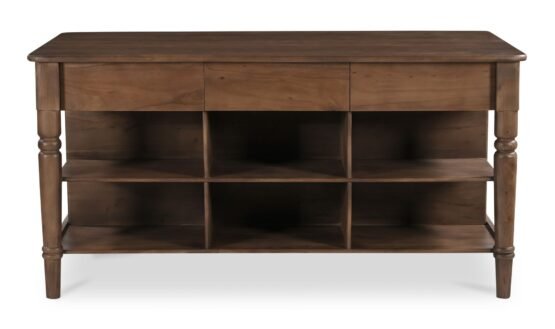 RUSSET KITCHEN ISLAND BROWN