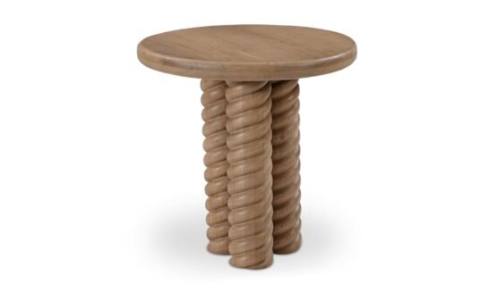 TRECCIA SIDE TABLE OAK - Image 5