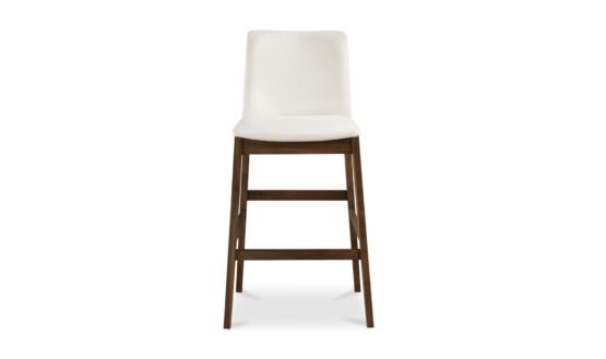 DECO BARSTOOL WHITE PVC