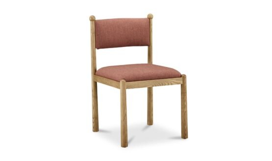 VILLETTA DINING CHAIR - SET OF TWO DEEP PINK - Image 5