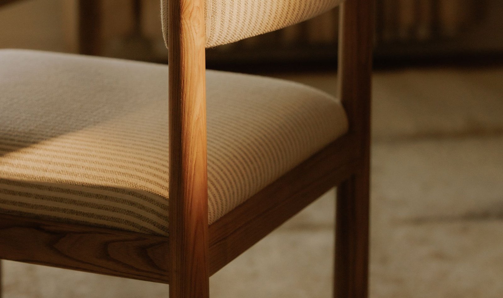 VILLETTA DINING CHAIR - SET OF TWO STRIPE - Image 4