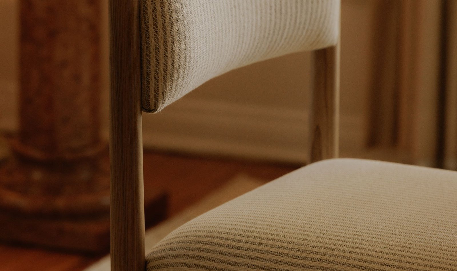 VILLETTA DINING CHAIR - SET OF TWO STRIPE - Image 5