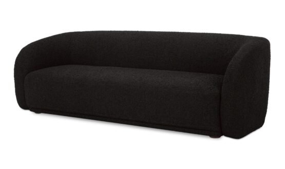 FAYE SOFA BLACK BOUCLE - Image 4