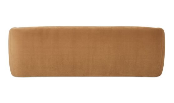 FAYE SOFA TAN FAUX MOHAIR - Image 3