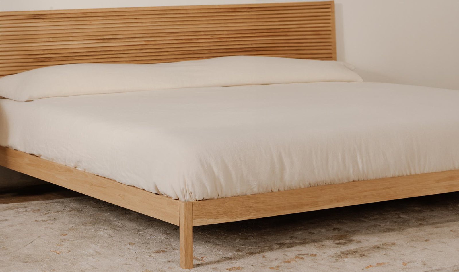 TEEDA KING BED NATURAL BROWN - Image 3
