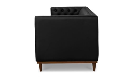 FIELDER SOFA LEATHER BLACK - Image 3