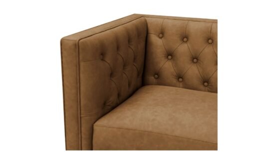 FIELDER SOFA LEATHER TAN - Image 5