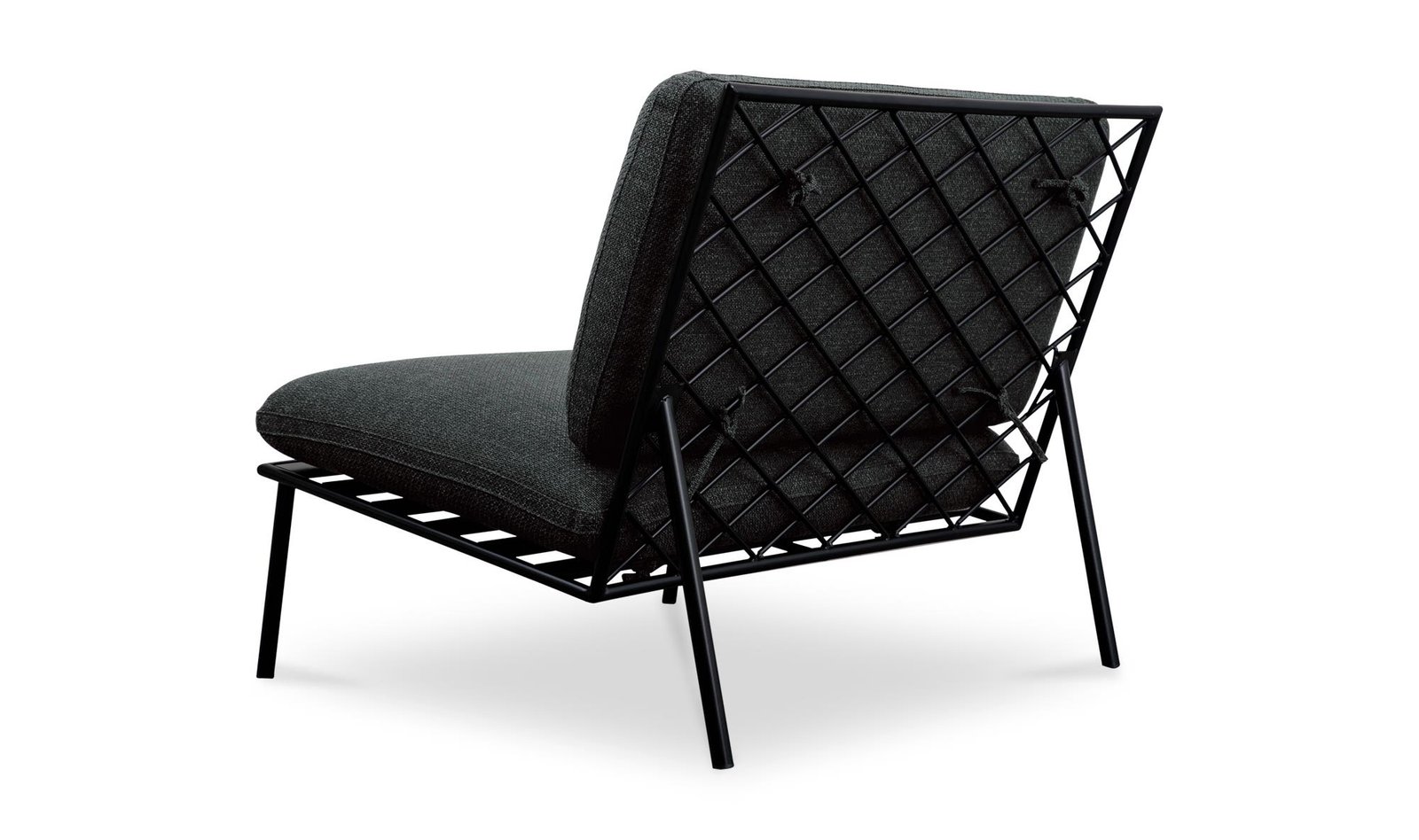 SALMA OUTDOOR ACCENT CHAIR SPECKLED CHARCOAL - Image 4