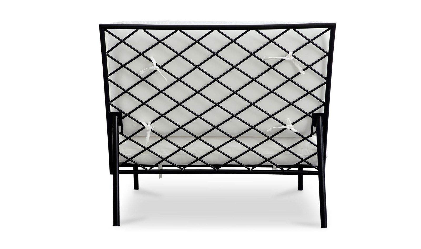 SALMA OUTDOOR ACCENT CHAIR WHITE - Image 4