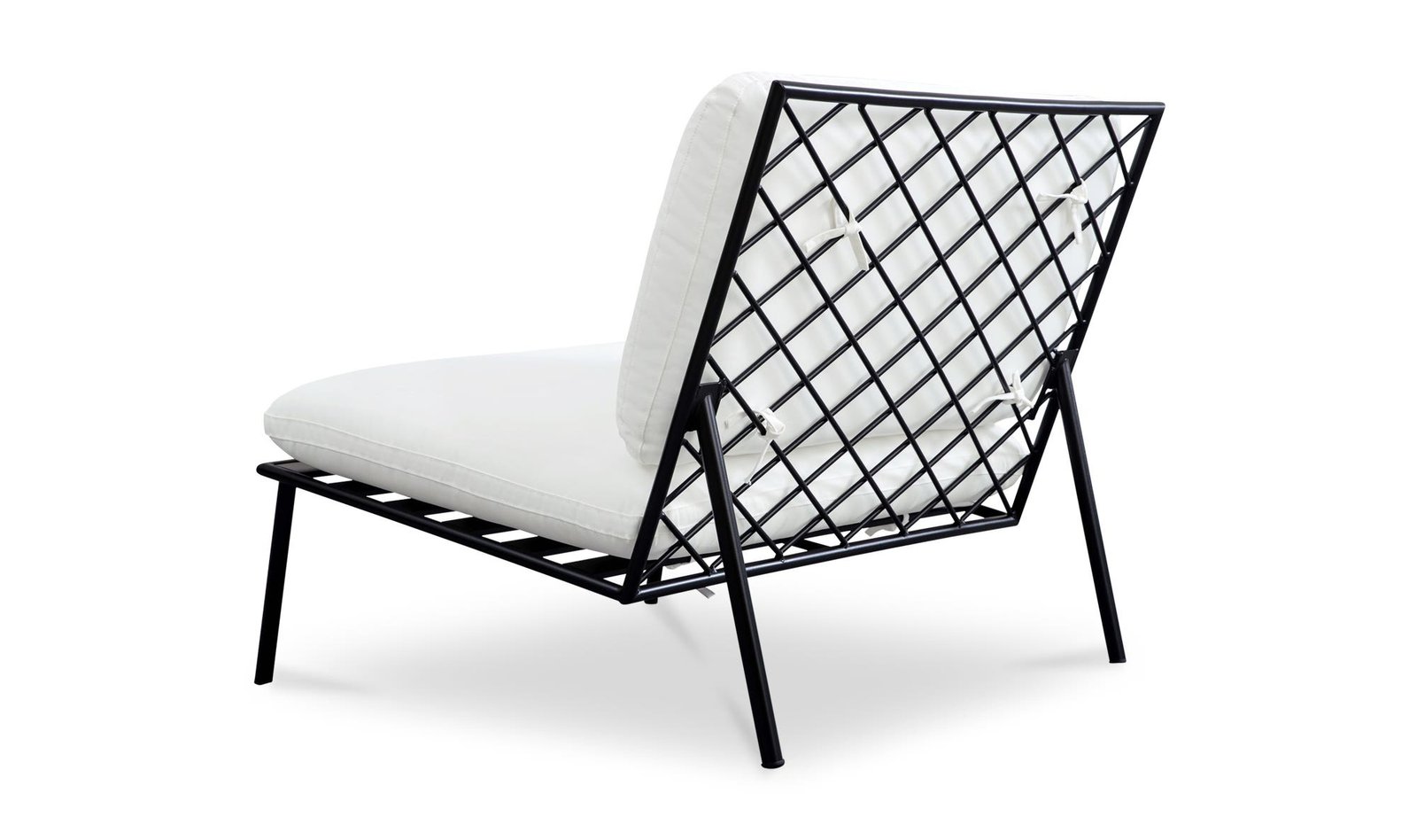 SALMA OUTDOOR ACCENT CHAIR WHITE - Image 5
