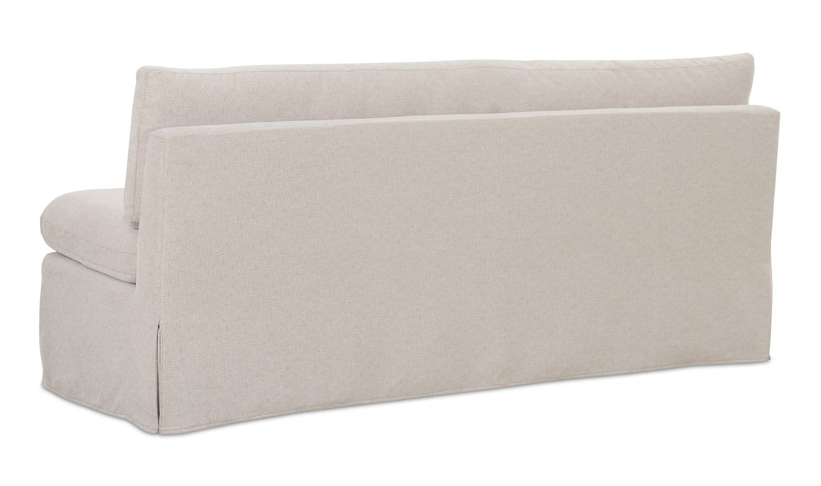 FABLE SLIPCOVER DINING BENCH BEIGE - Image 5