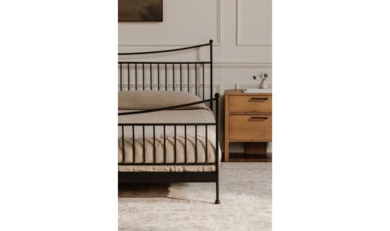 MONET QUEEN BED BLACK - Image 4