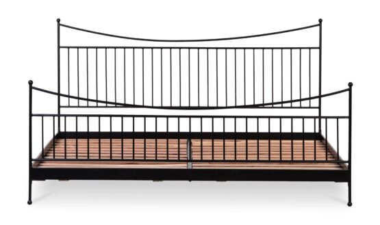 MONET QUEEN BED BLACK
