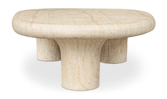 WARBY OUTDOOR COFFEE TABLE BEIGE - Image 5
