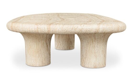 WARBY OUTDOOR COFFEE TABLE BEIGE - Image 2