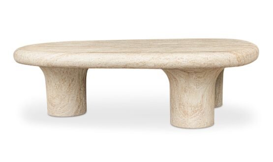 WARBY OUTDOOR COFFEE TABLE BEIGE - Image 4
