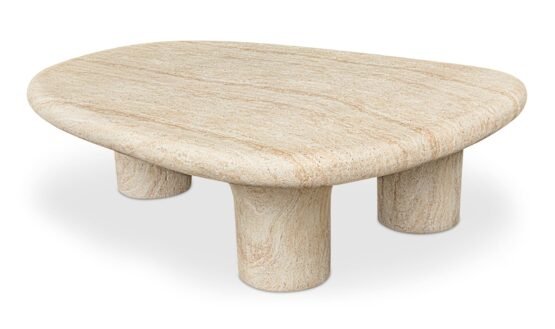 WARBY OUTDOOR COFFEE TABLE BEIGE