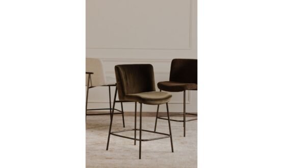 EARLY BAR STOOL DARK BROWN - Image 3