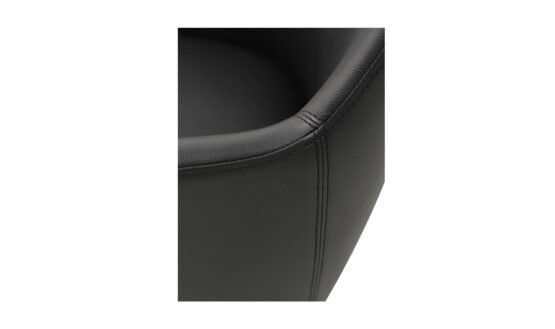MORRIS OFFICE CHAIR PVC BLACK BLACK PVC - Image 5