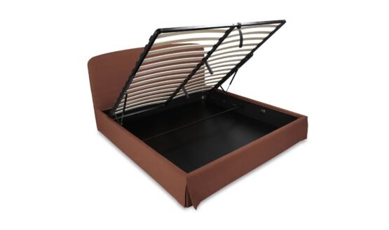 JOAN QUEEN STORAGE BED RUST - Image 5
