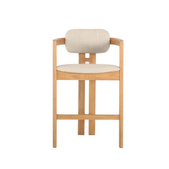 Monterrey Counter Stool - Cream Tweed - Image 2
