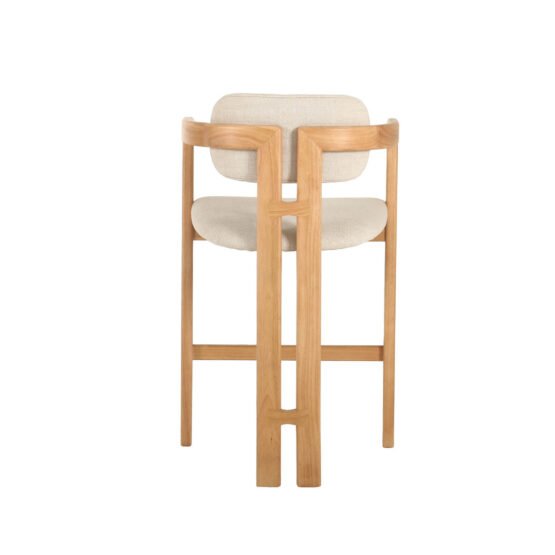 Monterrey Counter Stool - Cream Tweed - Image 5