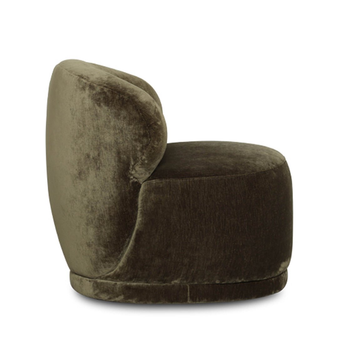 Rollo Club Chair - Distressed Khaki Green - Image 3