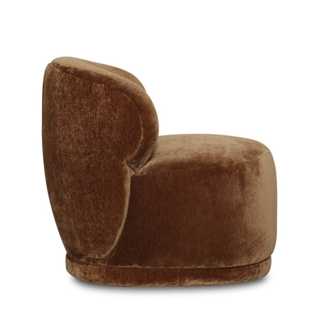 Rollo Club Chair - Distressed Velvet Bronze - Image 3