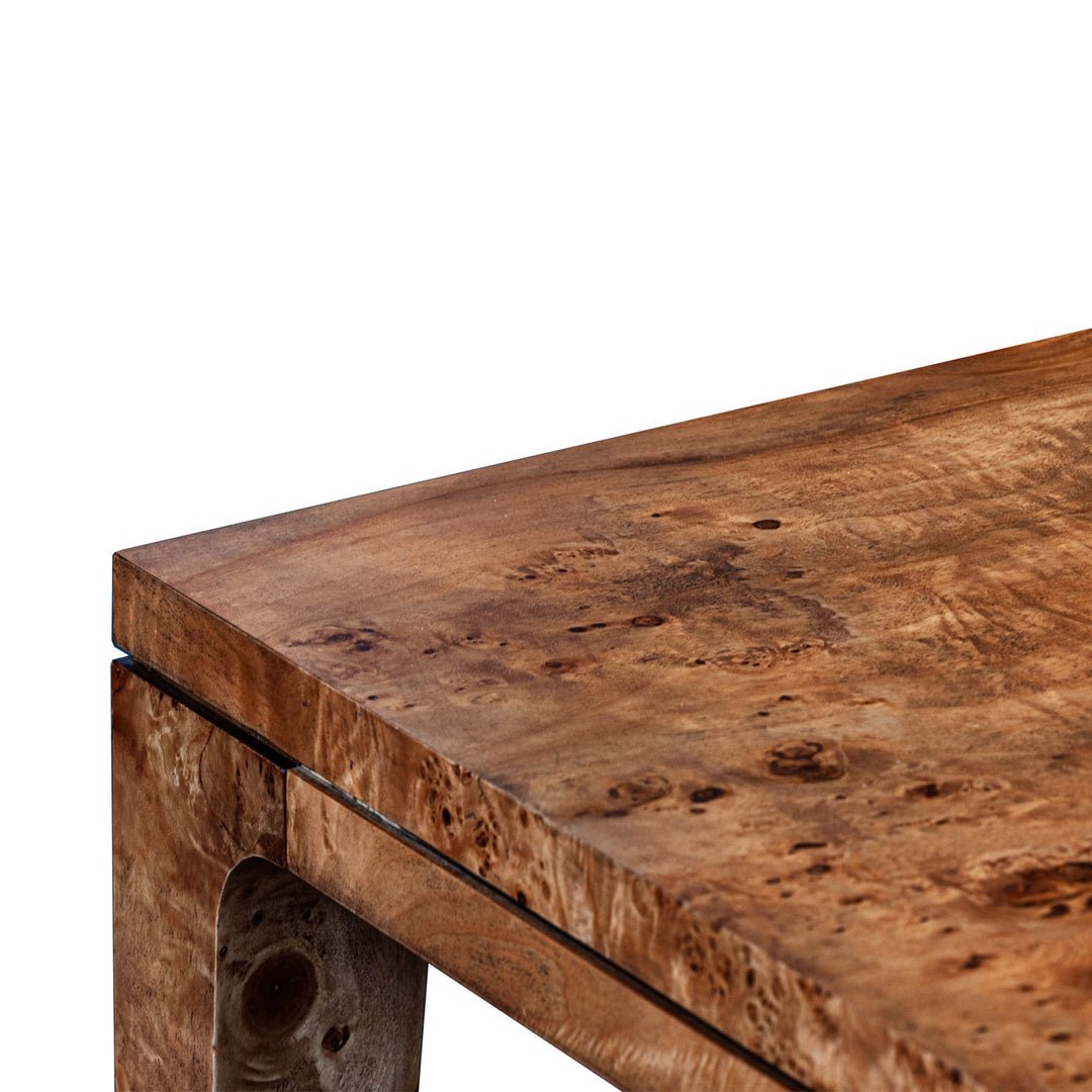 Mappa Large Dining Table - Dark Burl - Image 5