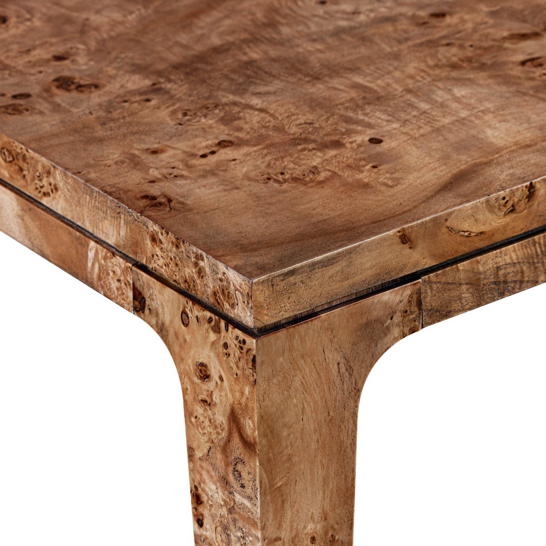 Mappa Large Dining Table - Dark Burl - Image 6