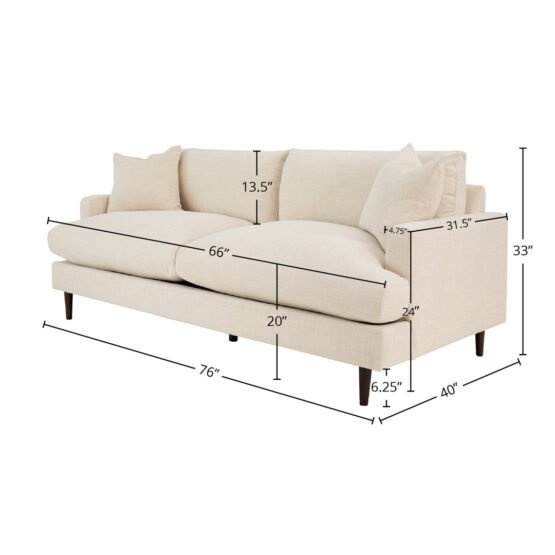 Martha Apartment Sofa - Beach Alabaster - Image 2