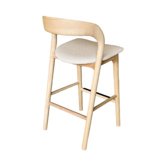 Rotondo Counter Stool - Natural Frame - Image 5