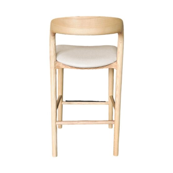 Rotondo Counter Stool - Natural Frame - Image 6
