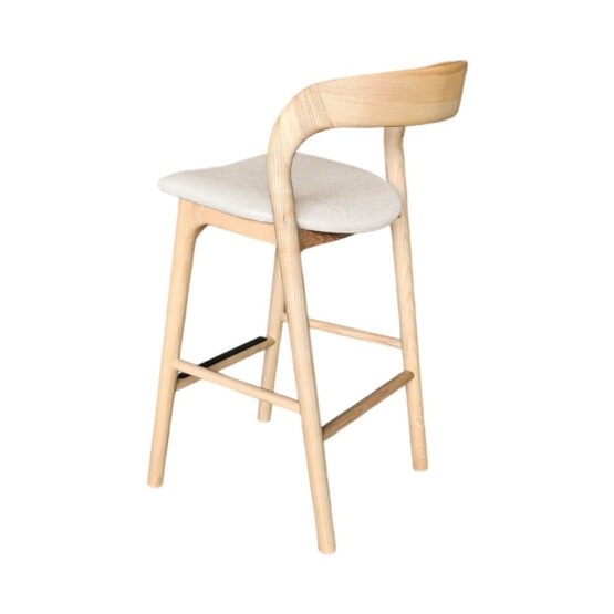 Rotondo Counter Stool - Natural Frame - Image 7