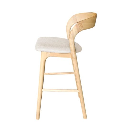 Rotondo Counter Stool - Natural Frame - Image 8