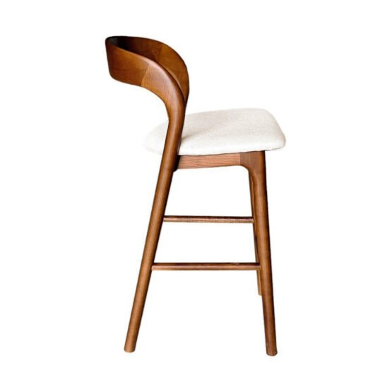 Rotondo Counter Stool - Walnut Frame - Image 4