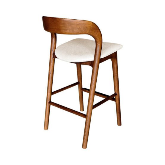 Rotondo Counter Stool - Walnut Frame - Image 5