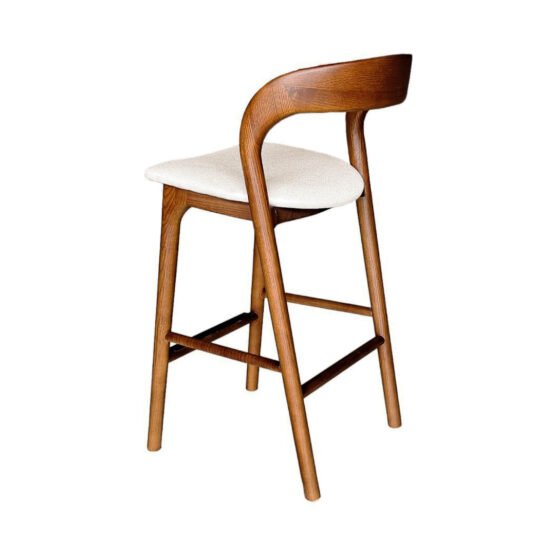 Rotondo Counter Stool - Walnut Frame - Image 7