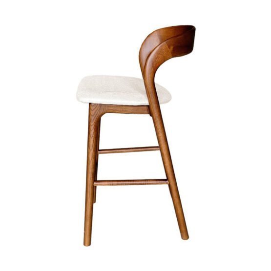 Rotondo Counter Stool - Walnut Frame - Image 8