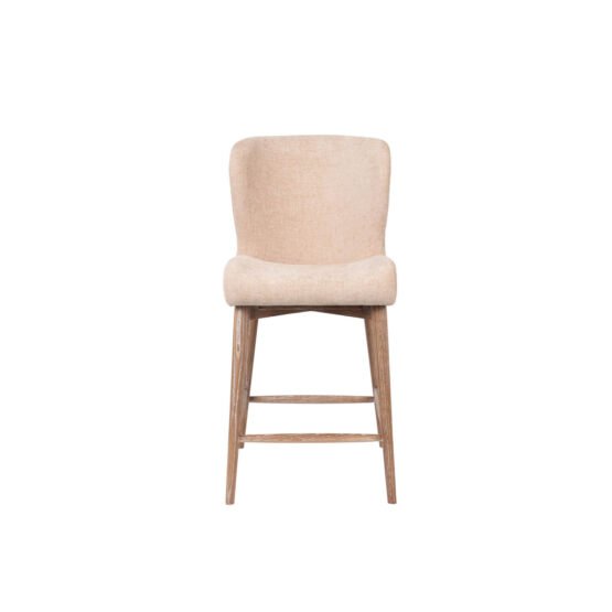 Uffizi Counter Stool - Champagne Chenille - Image 2
