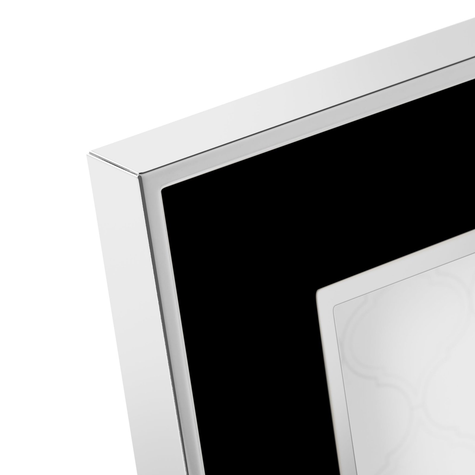 Regis Gold Trim Black Enamel + Metal 5x7 Inch Photo Frame - Image 3