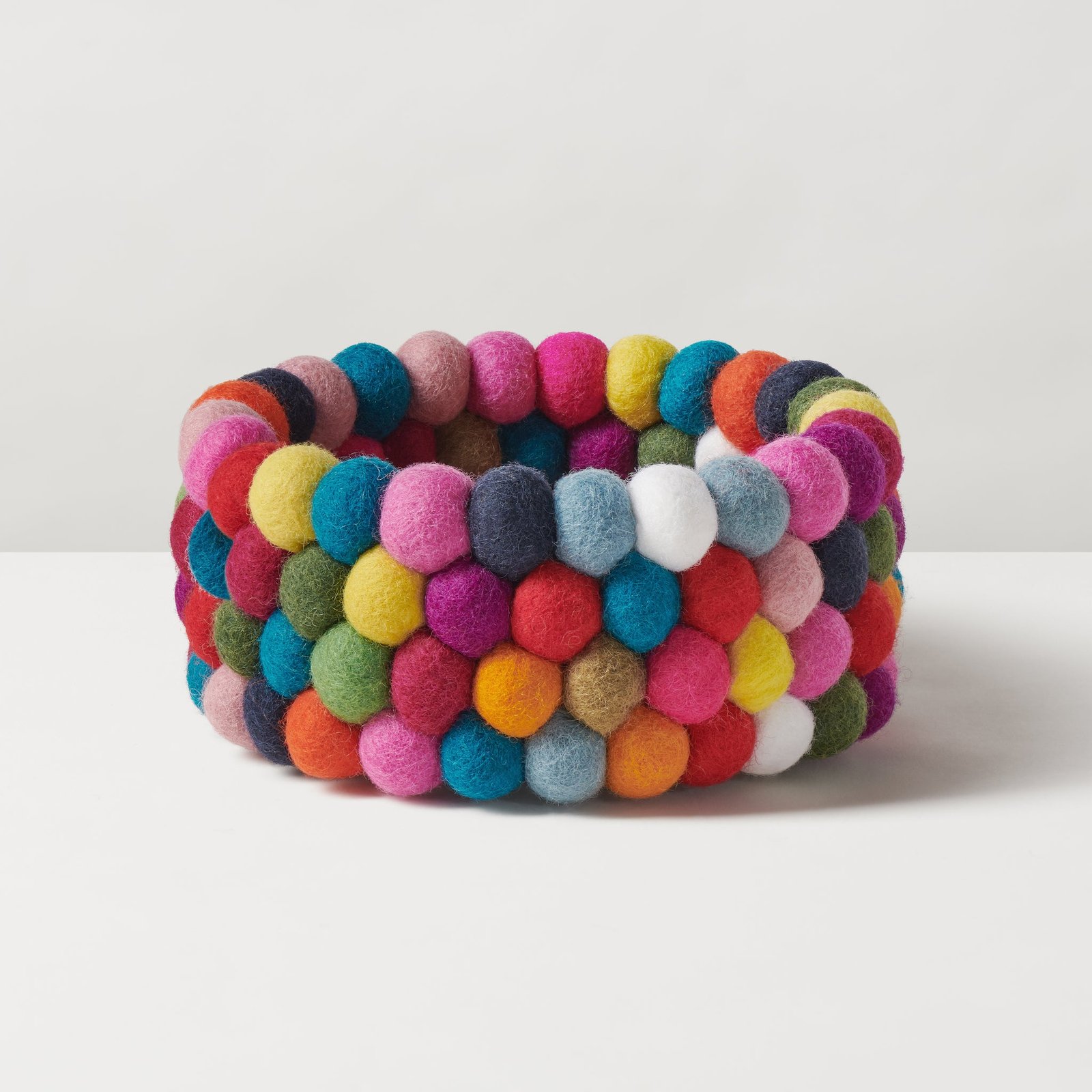 MODWOOL™ Felt Ball 7 Inch Diameter Decor Bowl - Multicolor - Image 8