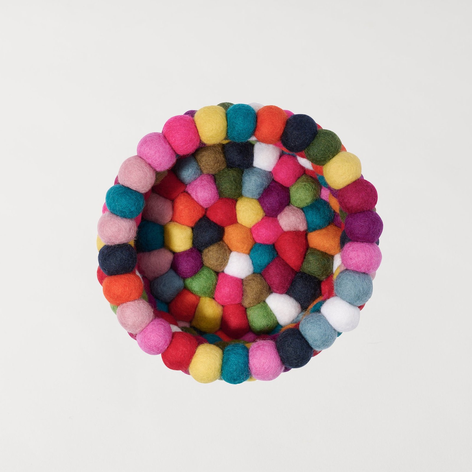 MODWOOL™ Felt Ball 7 Inch Diameter Decor Bowl - Multicolor - Image 9