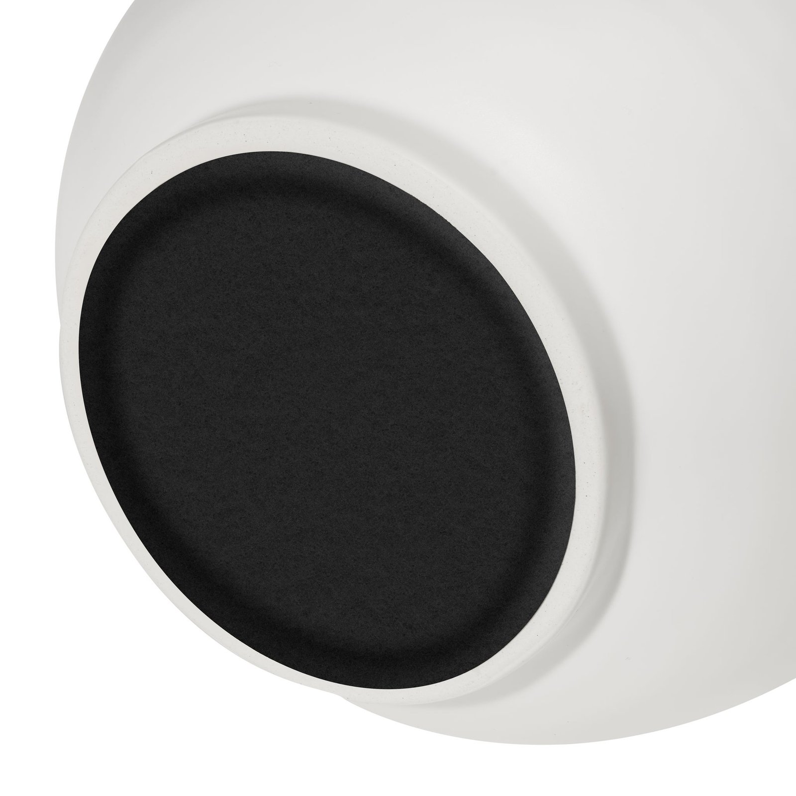 Capri Double Handle 9 Inch Tall Ceramic Oval Urn Vase - Matte White - Image 3