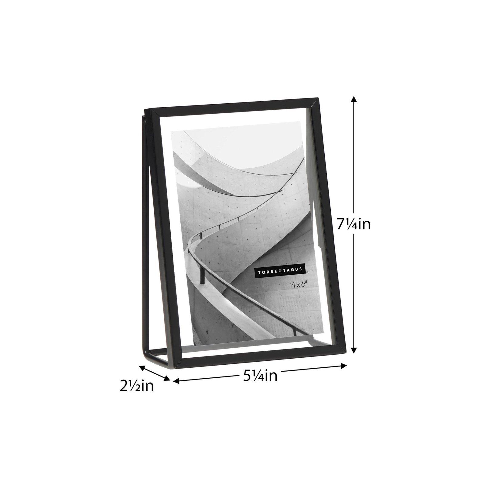 Structure Black Metal Easel Floating Frame - 4x6 - Image 3