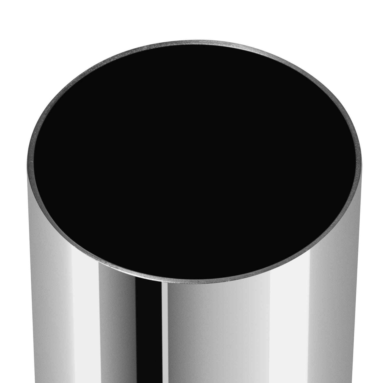 Stainless Steel Silver Pipe Vase - 18 Inch Tall - Image 10