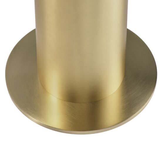 Stainless Steel Brushed Satin Gold Pipe Vase - 14 Inch Tall - Image 11