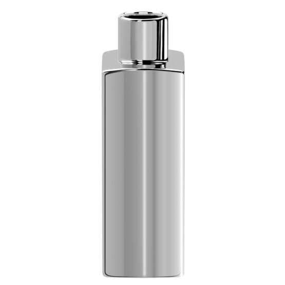 Rialto Shiny Silver 10 Inch Tall Slim Ceramic Bottle Vase - Image 10