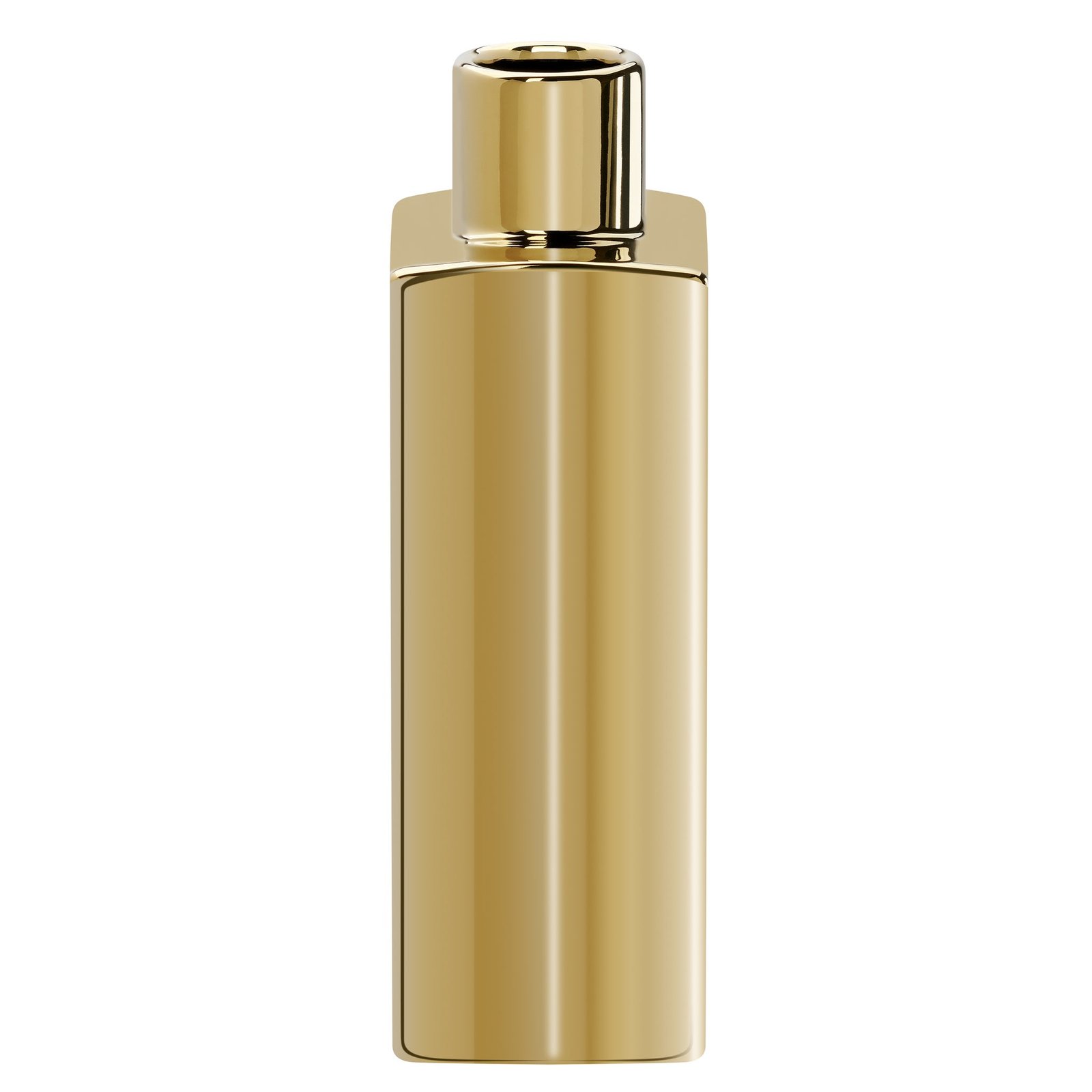 Rialto Shiny Gold 10 Inch Tall Slim Ceramic Bottle Vase - Image 10