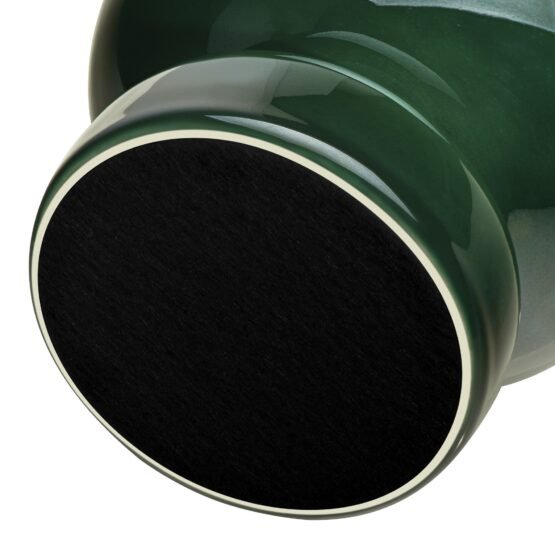 Sintra Single Bulb 8 Inch Tall Ceramic Vase - Shiny Green - Image 3